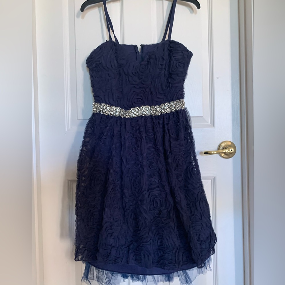 Dress.  Blue. Worn once.